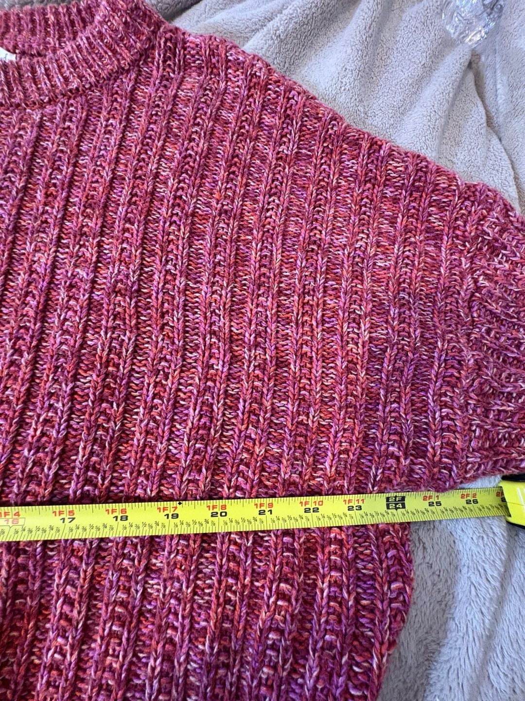 Universal Thread Chunky Knit Sweater Red 7
