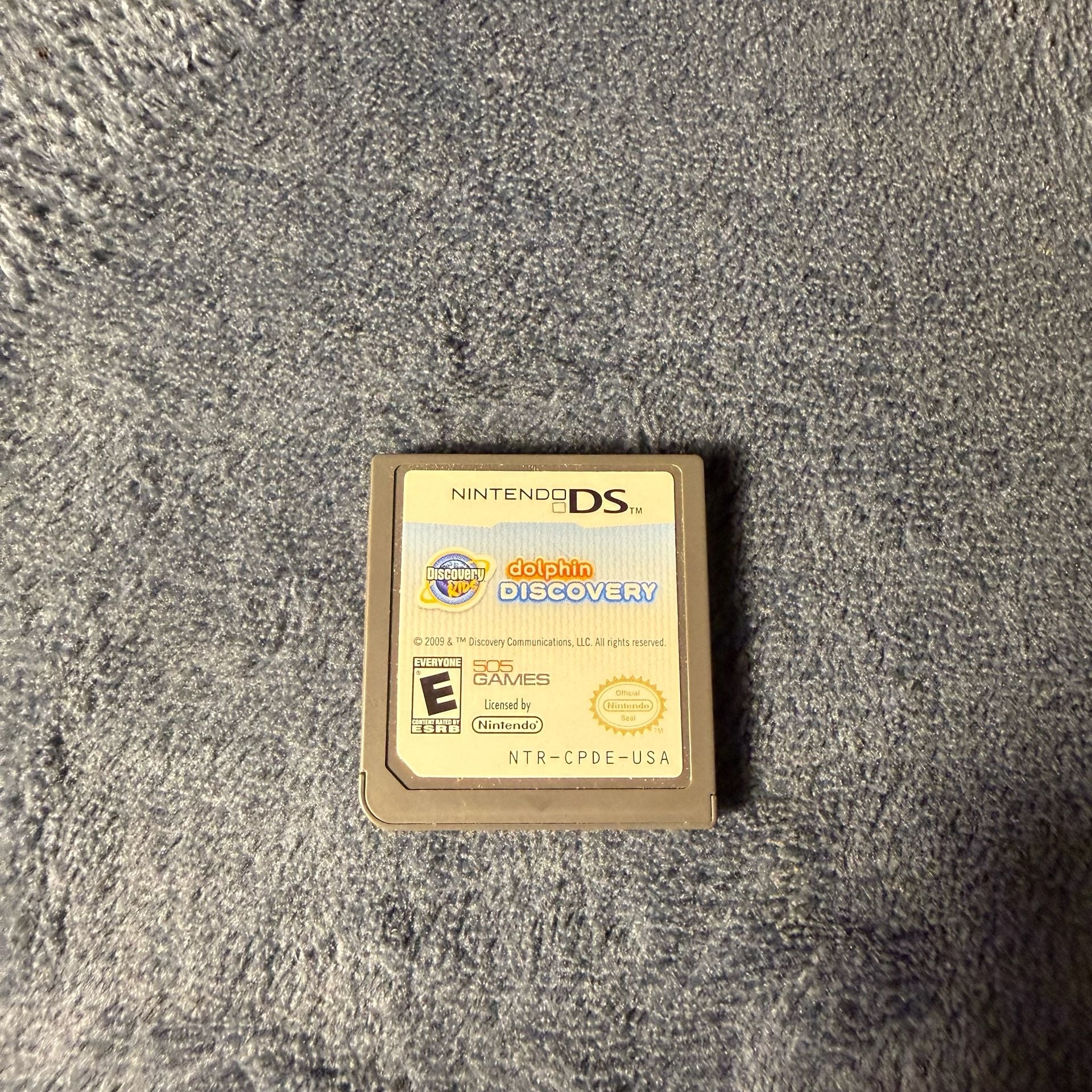 Discovery Kids Dolphin Discovery Nintendo DS Game Cartridge NTR-CPDE-USA 1