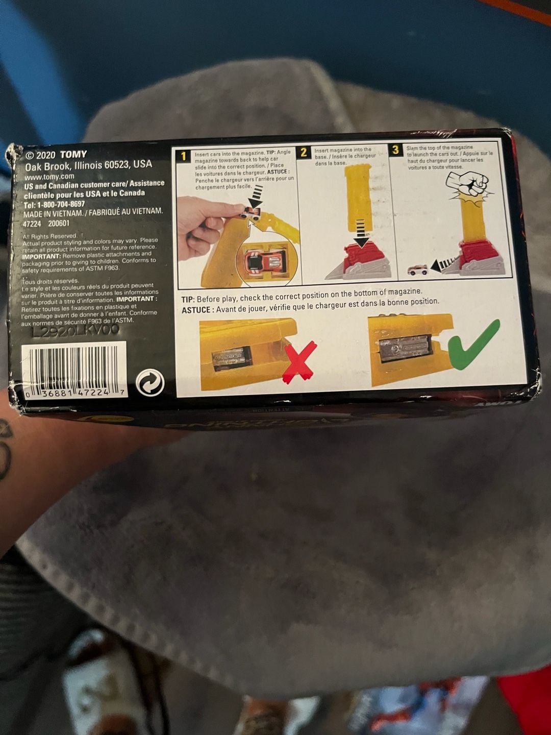 Johnny Lightning Micro Strike Strike Launcher Toy New 3