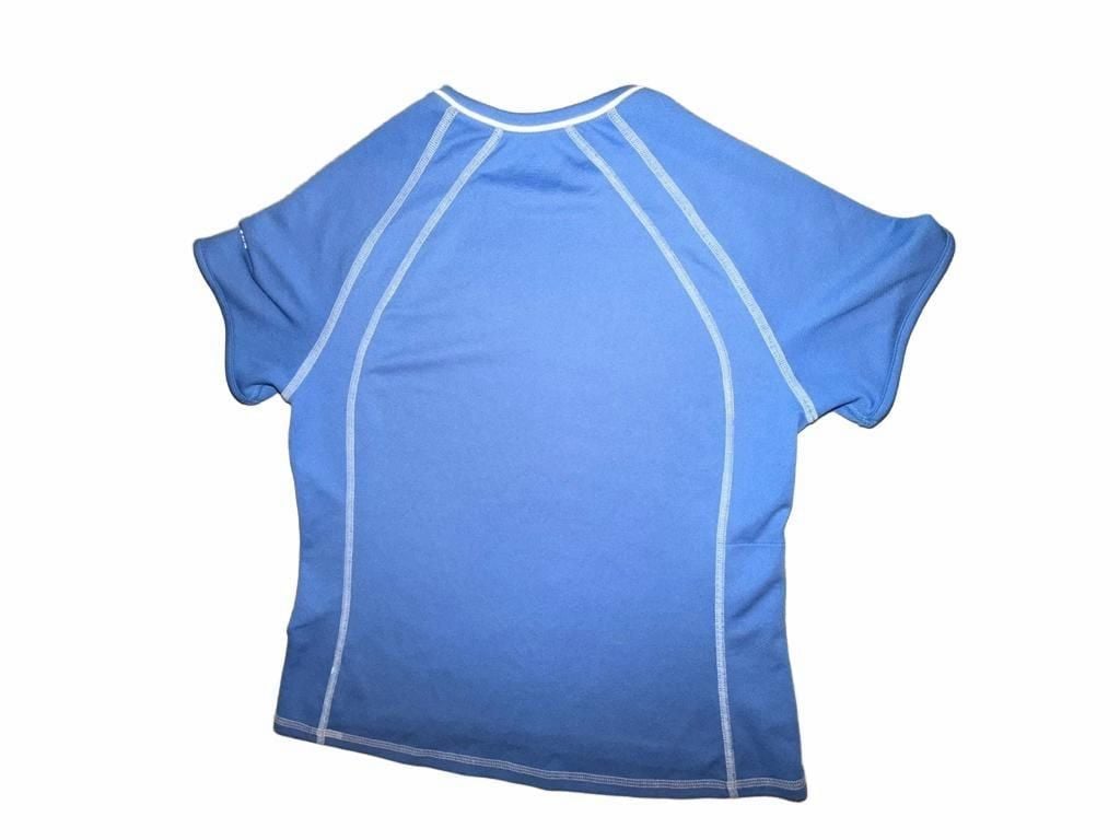 L.L. Bean T-Shirt Size M Blue Athletic Short Sleeve 8