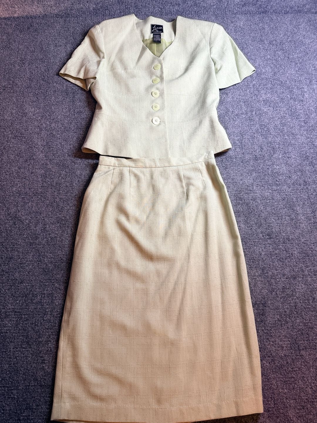 Lennie for Nina Leonard Vintage Skirt Suit Set 1