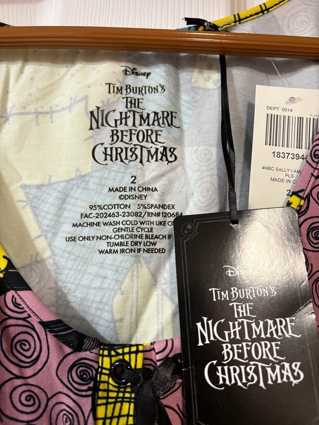 Disney The Nightmare Before Christmas Sally Dress Size 2 3