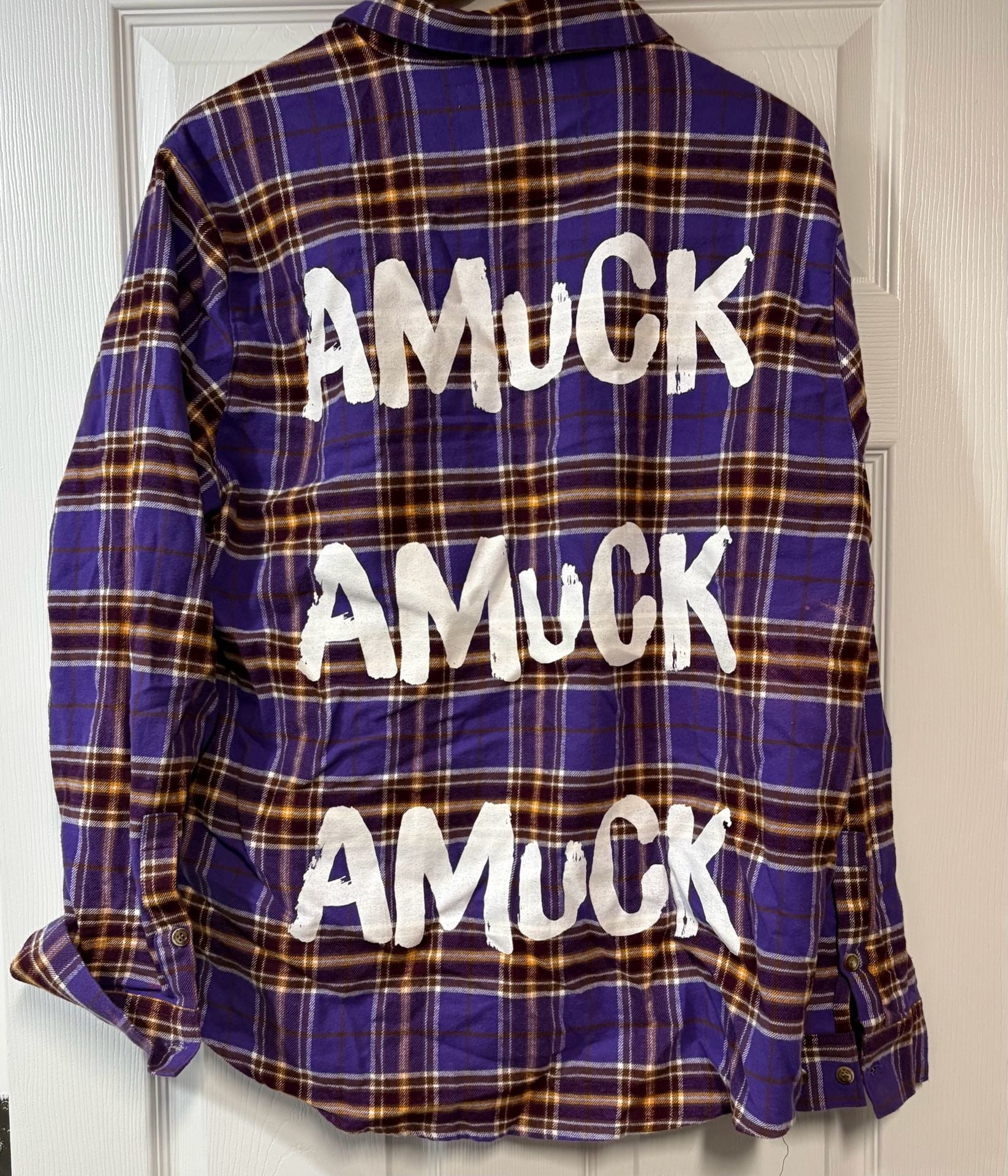 Disney Hocus Pocus Plaid Flannel Shirt Size L Amuck 4