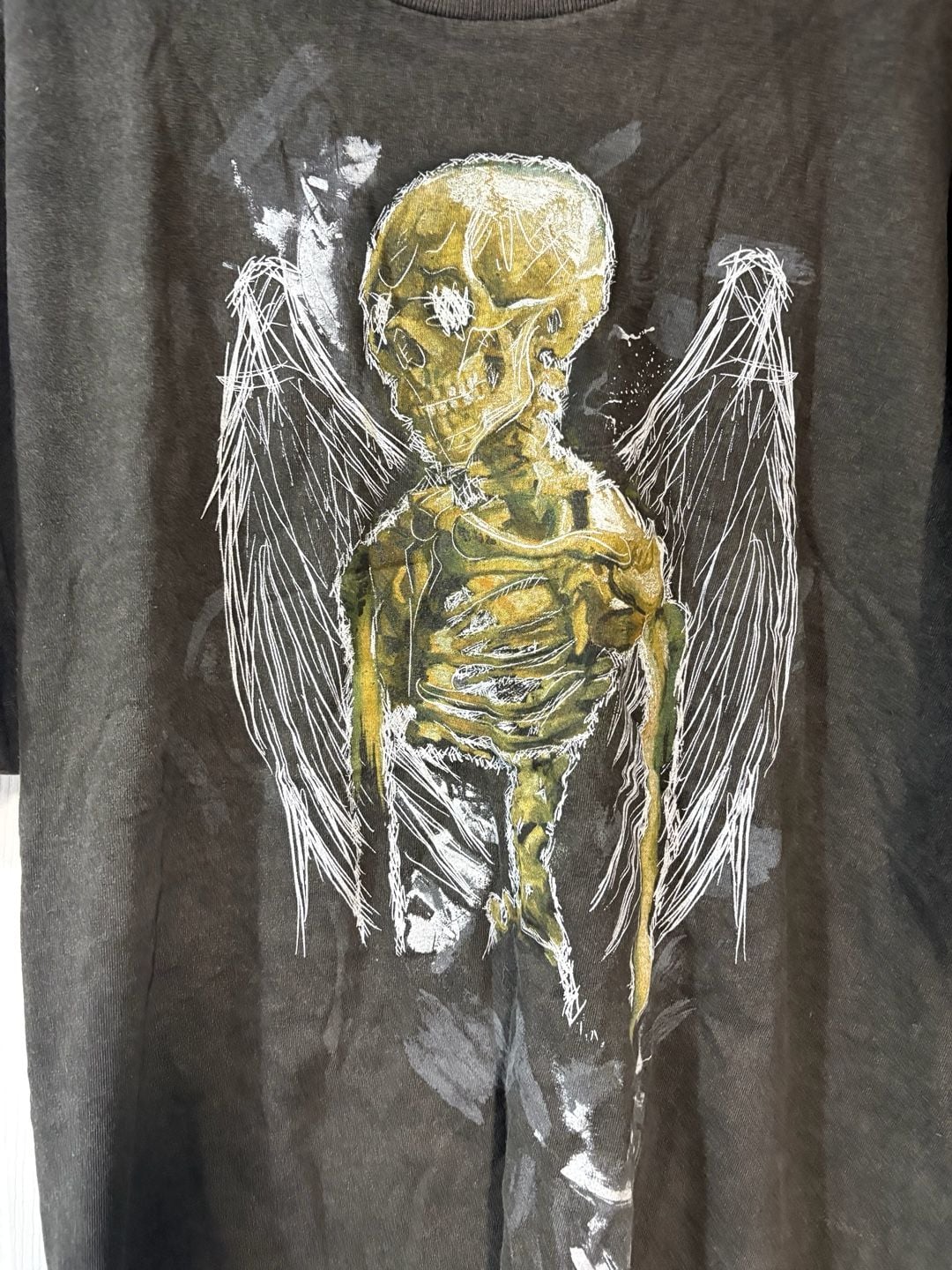 Trust The Universe Skeleton Graphic T-Shirt L/XL 3