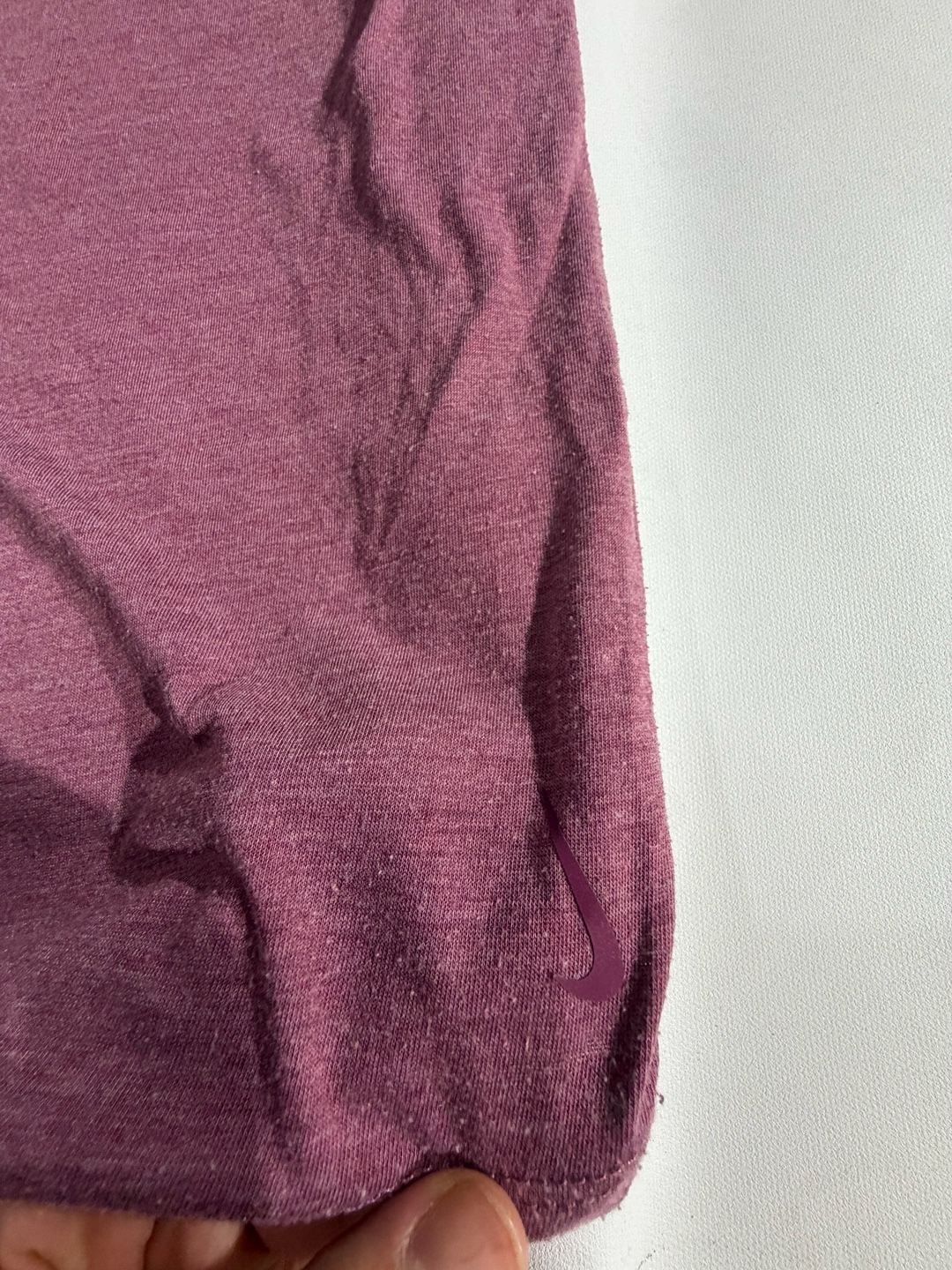 Nike Dri-Fit Purple Heathered Keyhole Back Tank Top Womens Size S 3