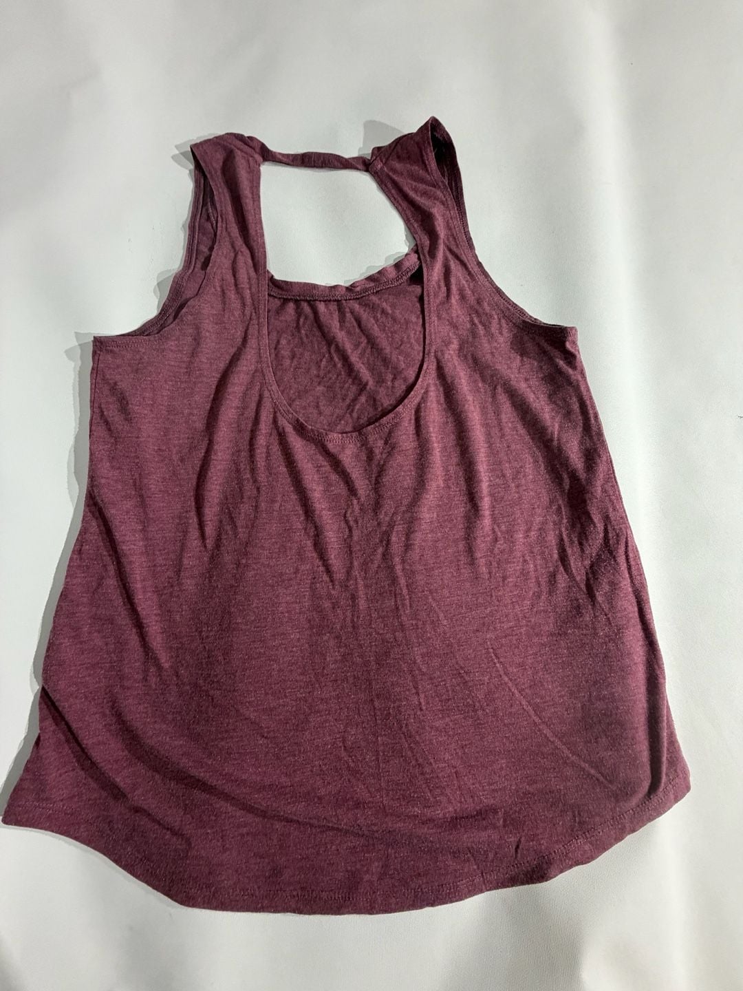 Nike Dri-Fit Purple Heathered Keyhole Back Tank Top Womens Size S 5