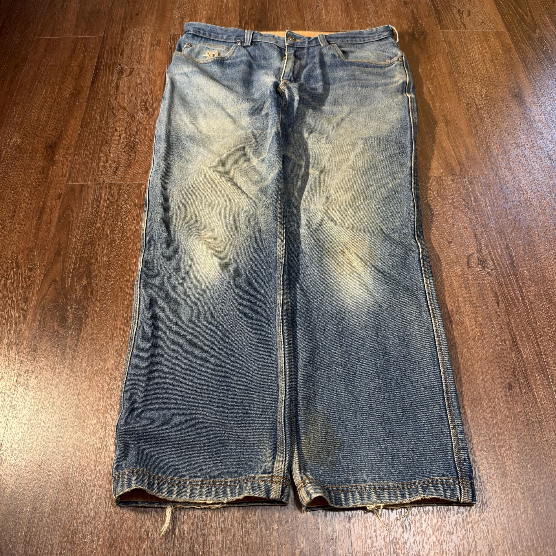 Duluth Trading Co. Relaxed Fit Jeans 36x30 Blue Denim Straight Leg 2