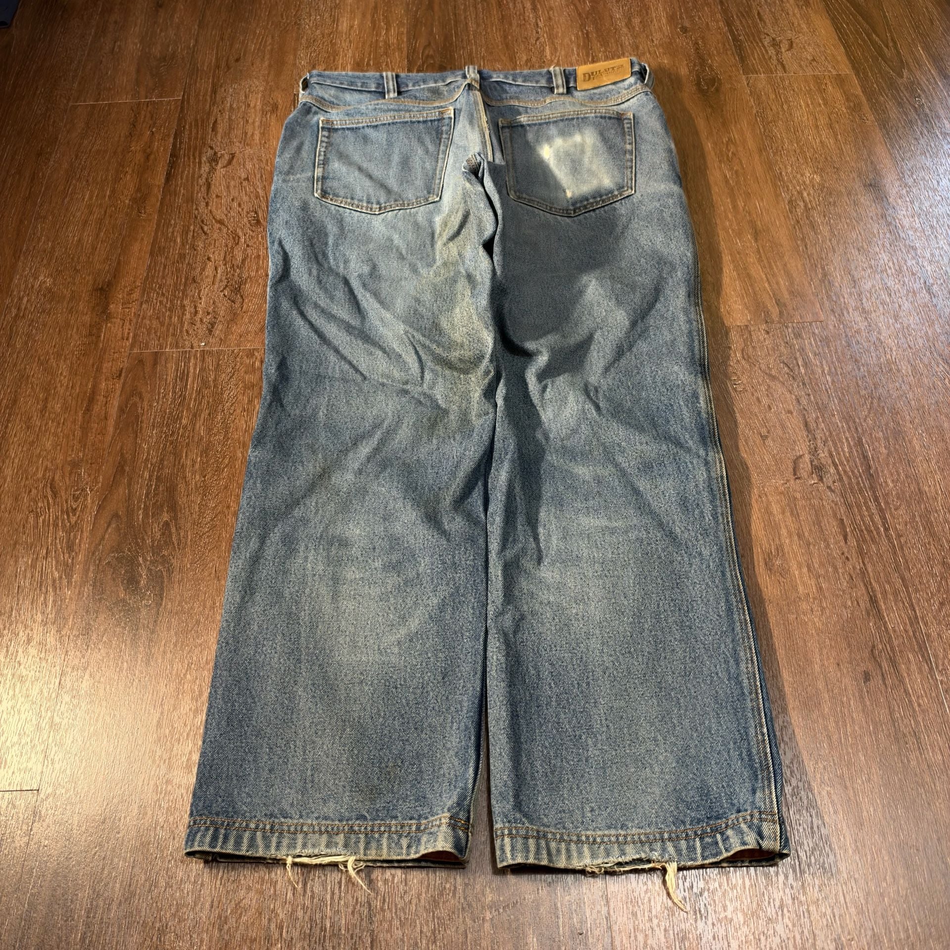 Duluth Trading Co. Relaxed Fit Jeans 36x30 Blue Denim Straight Leg 3