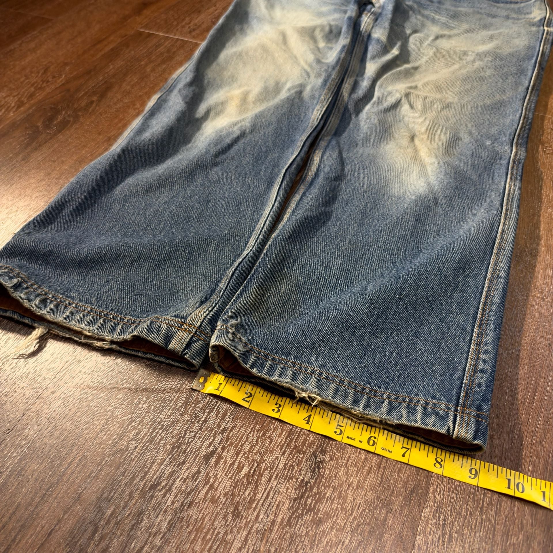 Duluth Trading Co. Relaxed Fit Jeans 36x30 Blue Denim Straight Leg 7