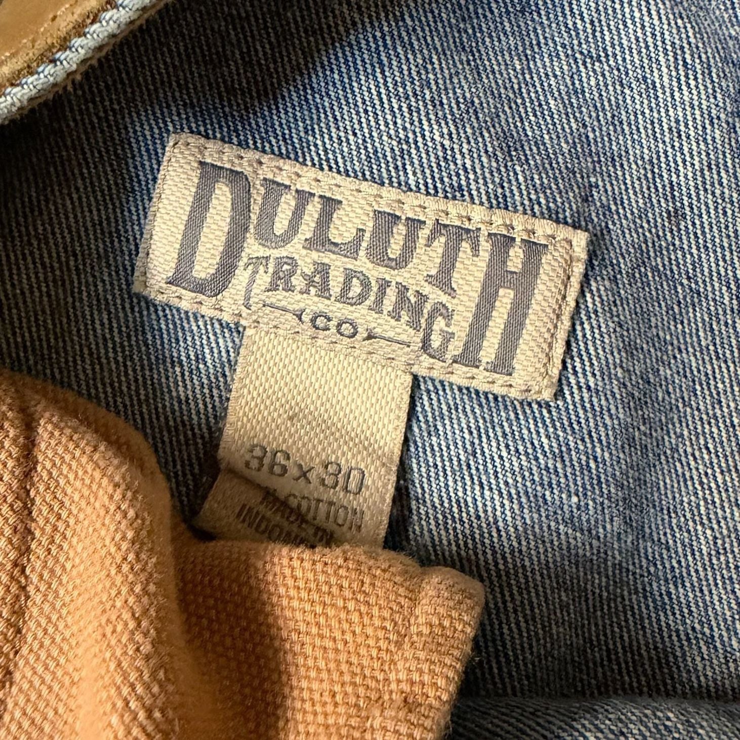 Duluth Trading Co. Relaxed Fit Jeans 36x30 Blue Denim Straight Leg 8