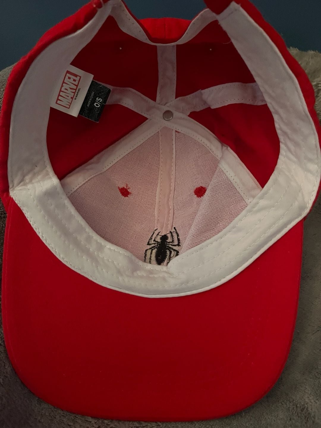 Marvel Spider-Man Baseball Cap Red Black Embroidered Hat O/S 3