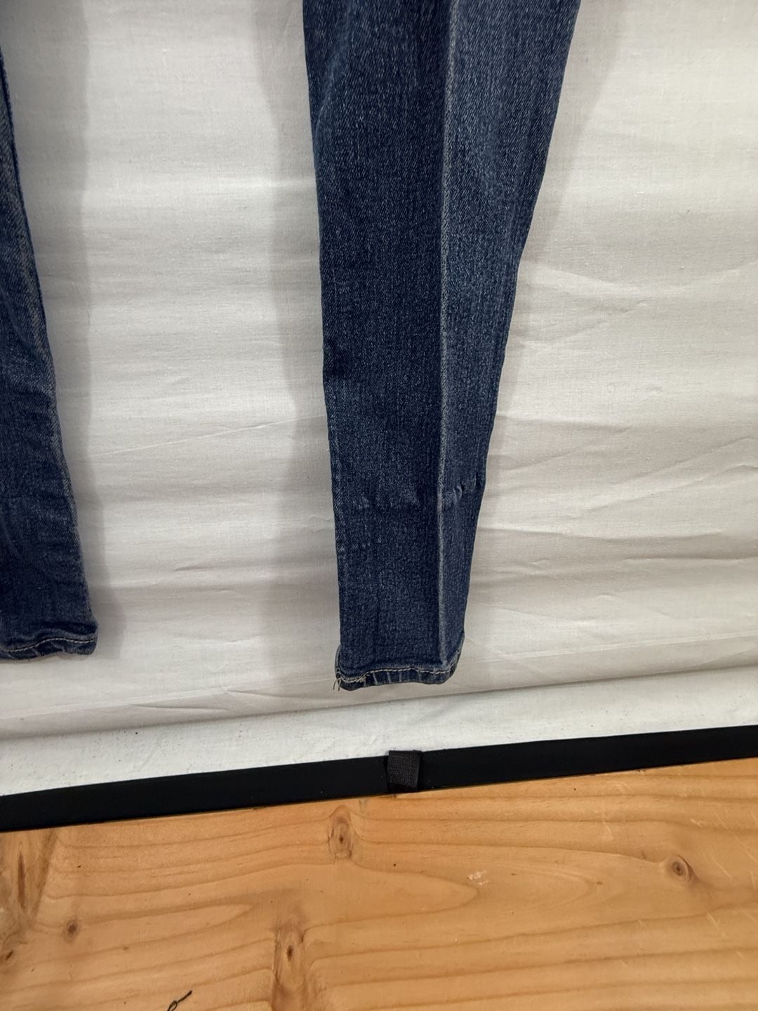 5 Jeans Skinny Jeans Size 1 Blue Embellished Flap Pockets 7