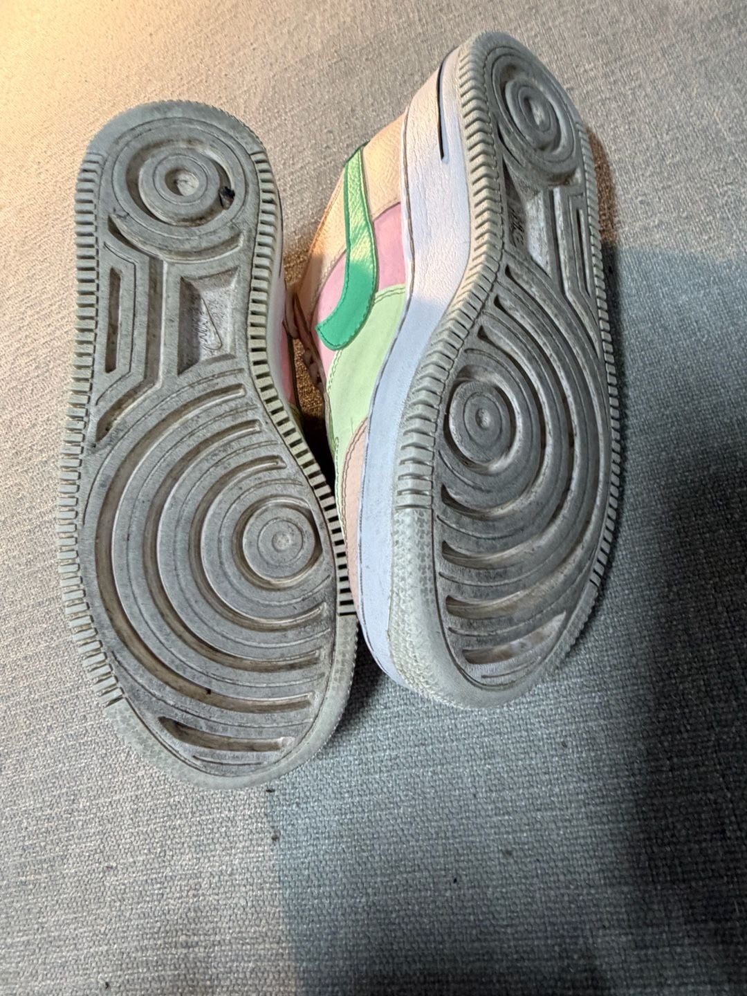 Nike Air Force 1 Shadow Sneakers Pink Green 6