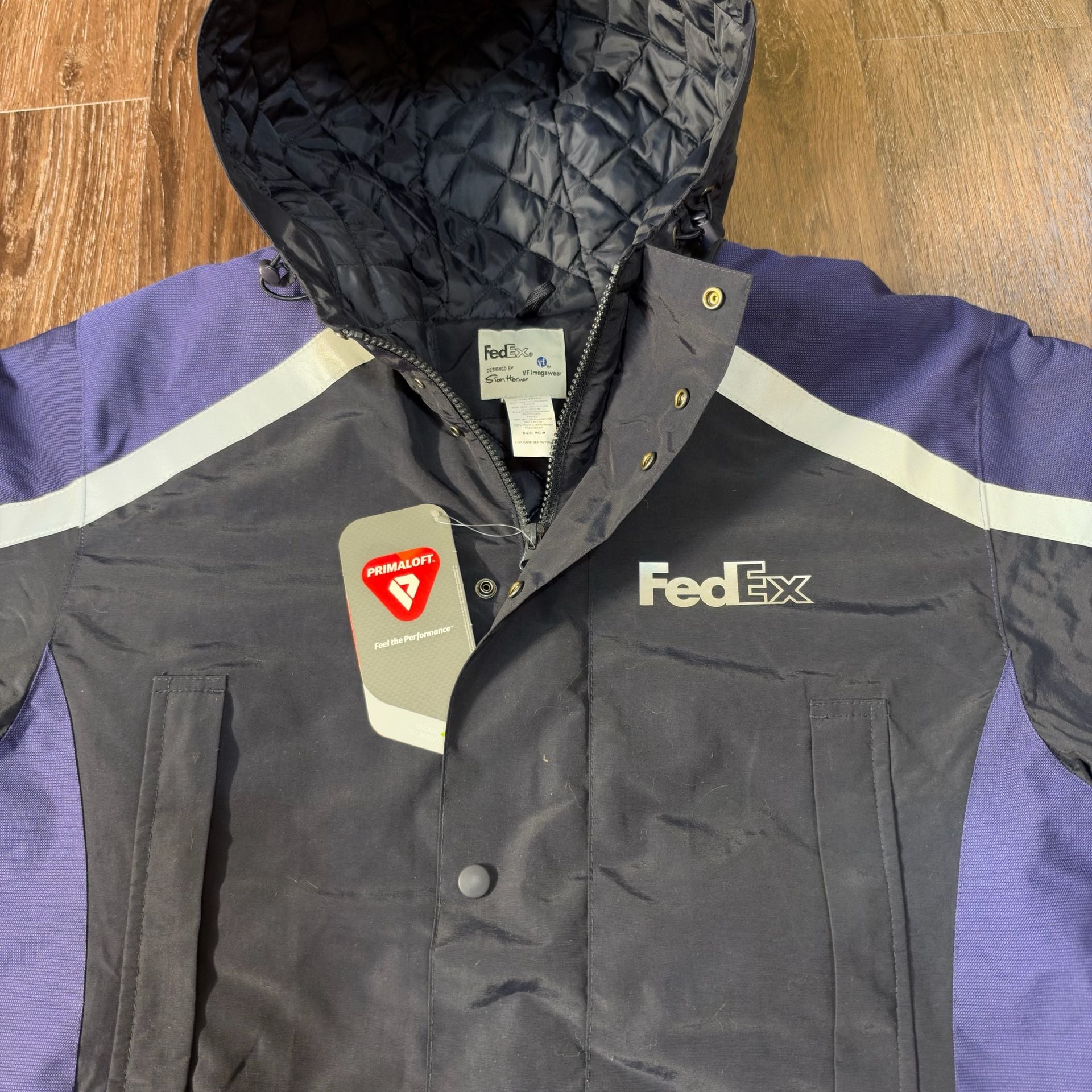 FedEx VF Imagewear Stan Herman Jacket RG-M Black Primaloft 7