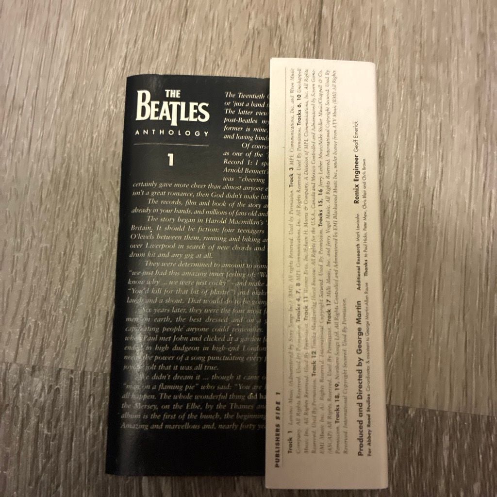 The Beatles Anthology 1 Cassette Tape 5