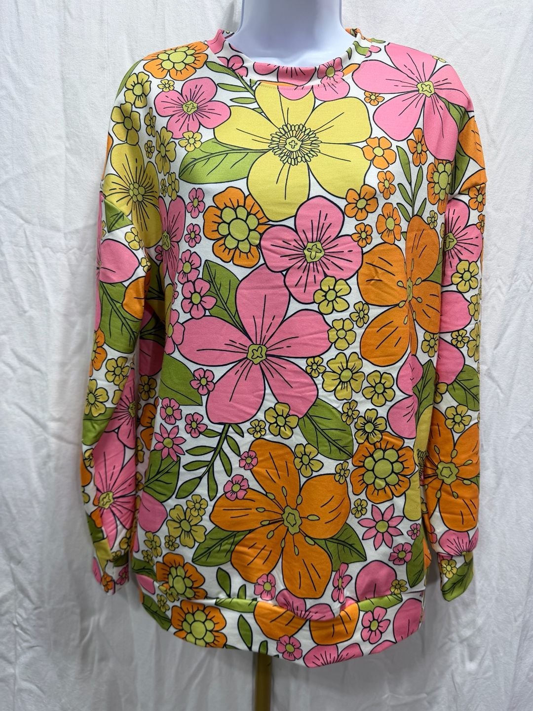 Floral Fabric - Retro 1960s1970s Floral small 3