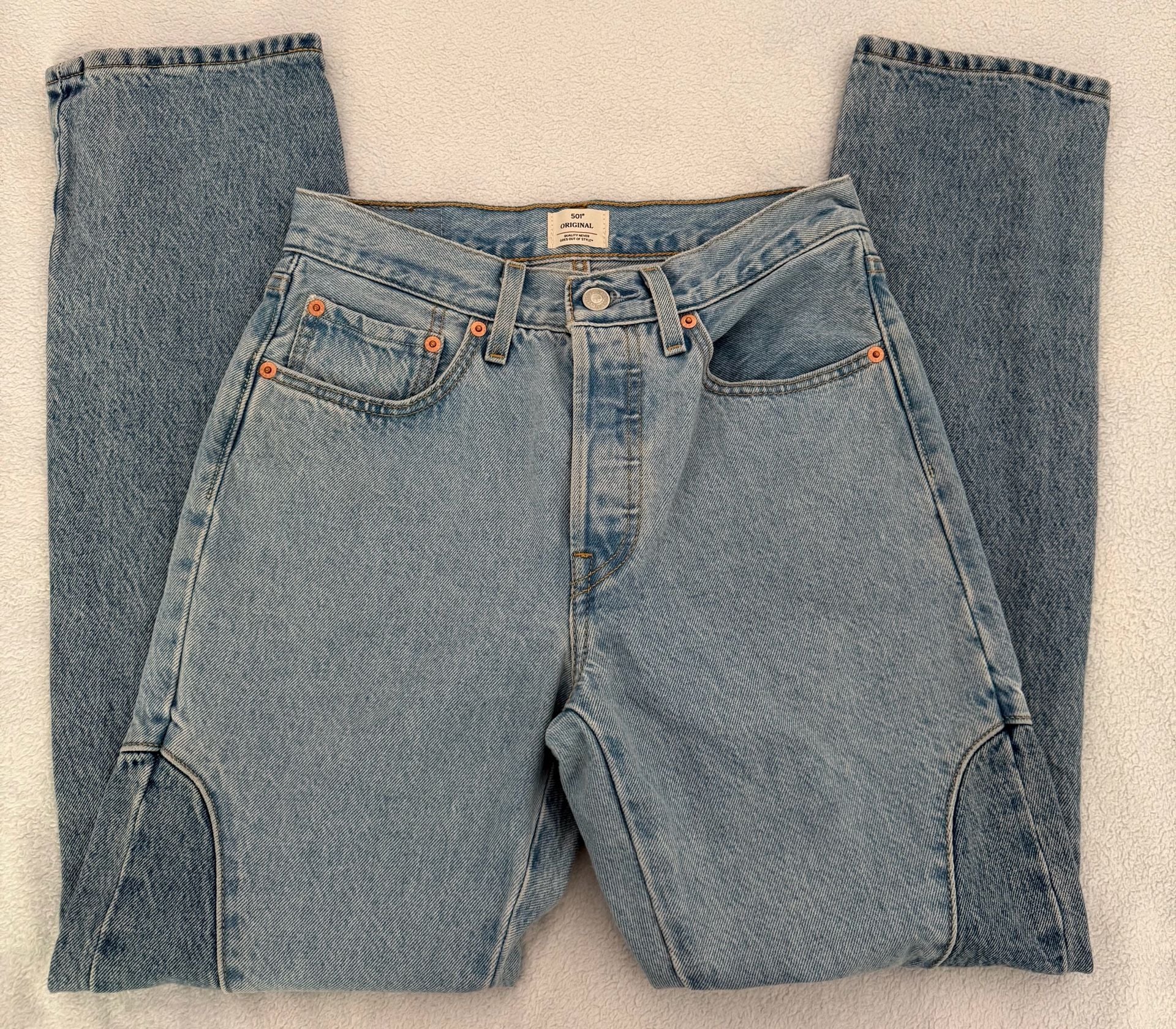 Levi's 501 Original Chaps Straight Leg Western Look Jeans 3
