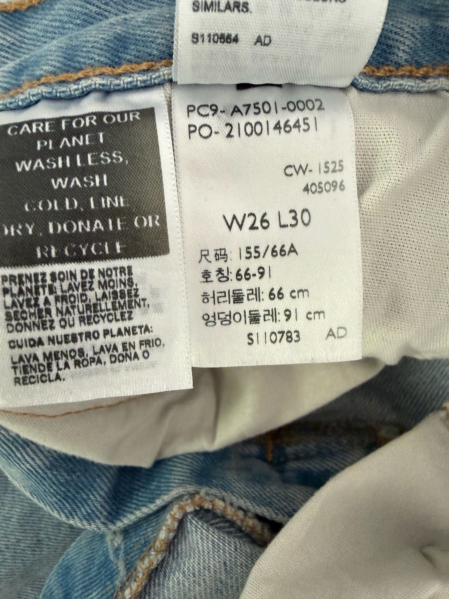 Levi's 501 Original Chaps Straight Leg Western Look Jeans 5