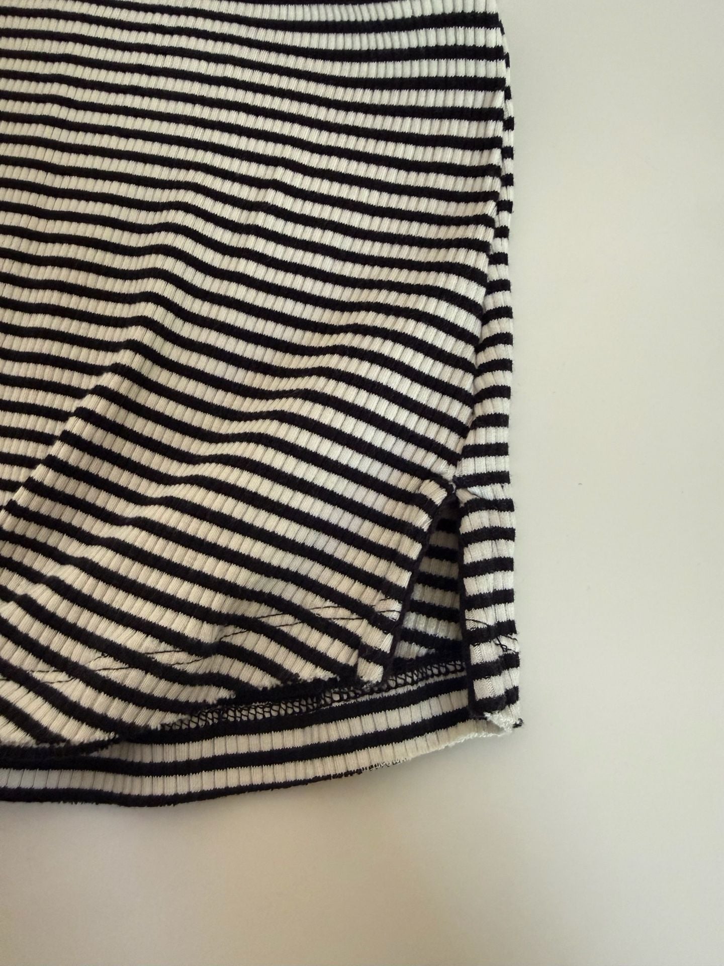 Free People Striped Cutout Short Sleeve Top 6