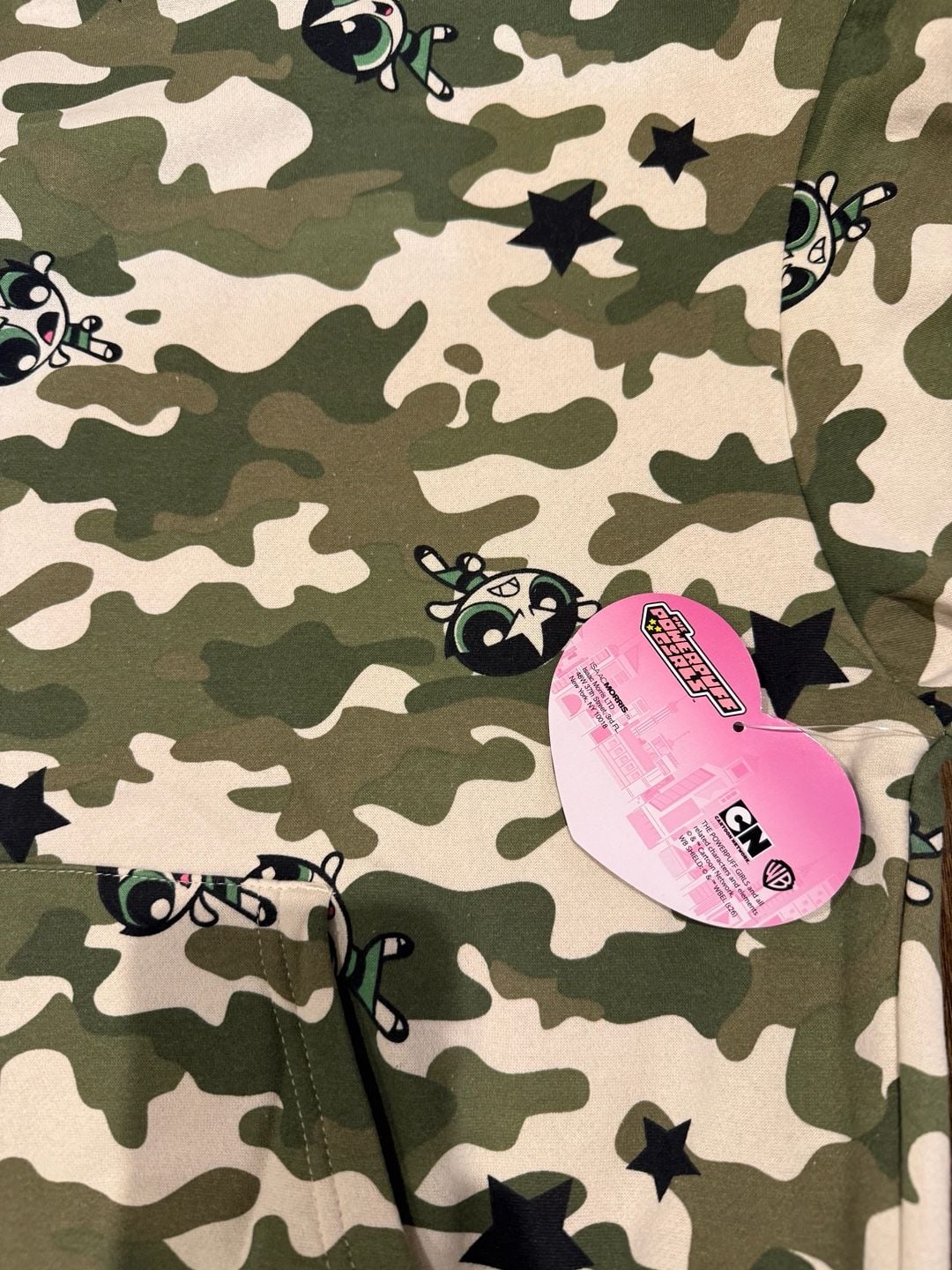 The Powerpuff Girls Camo Hoodie Size XS 5