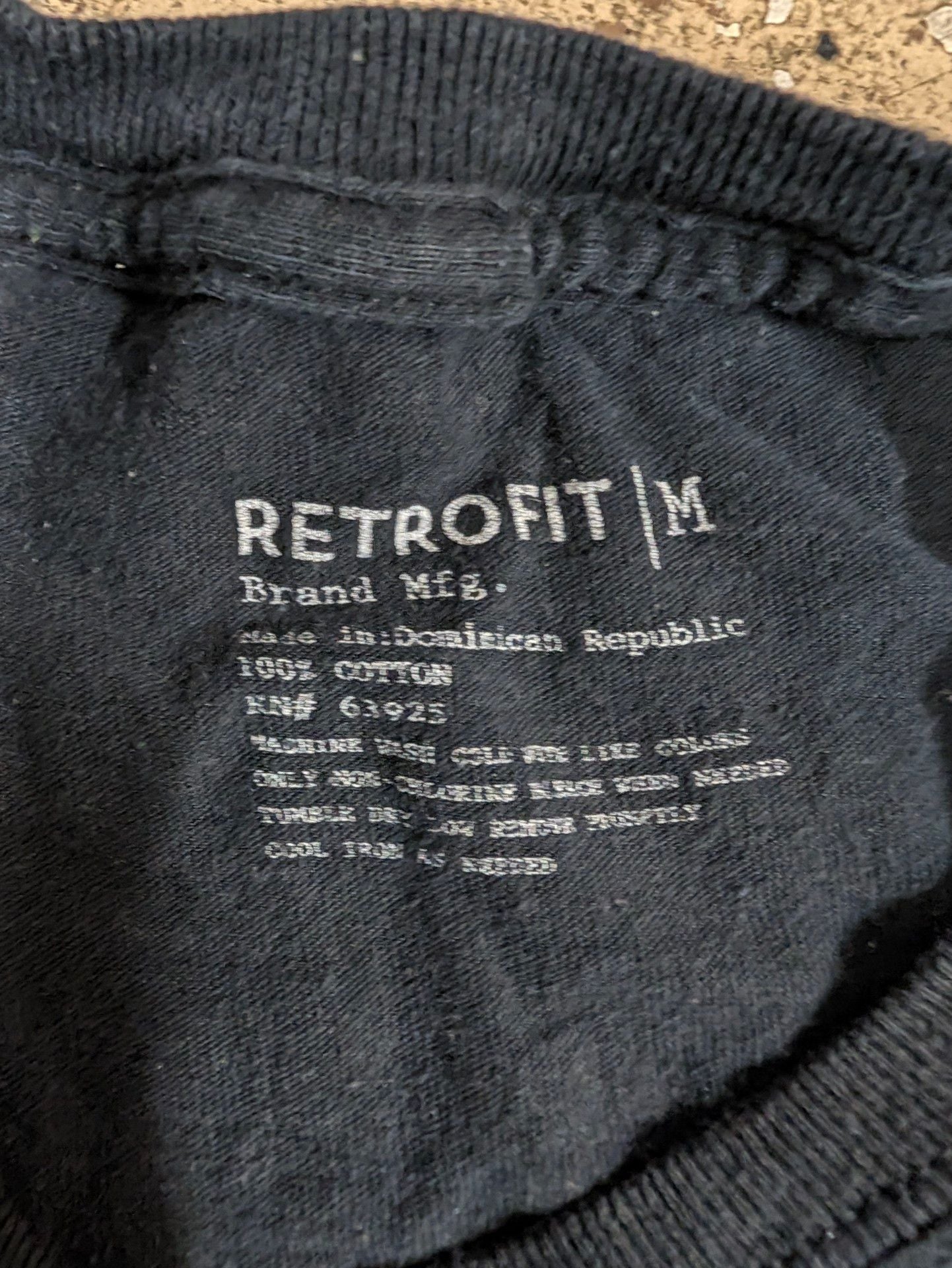 Retro Brand It's On The House Graphic T-Shirt Size XL Black 6