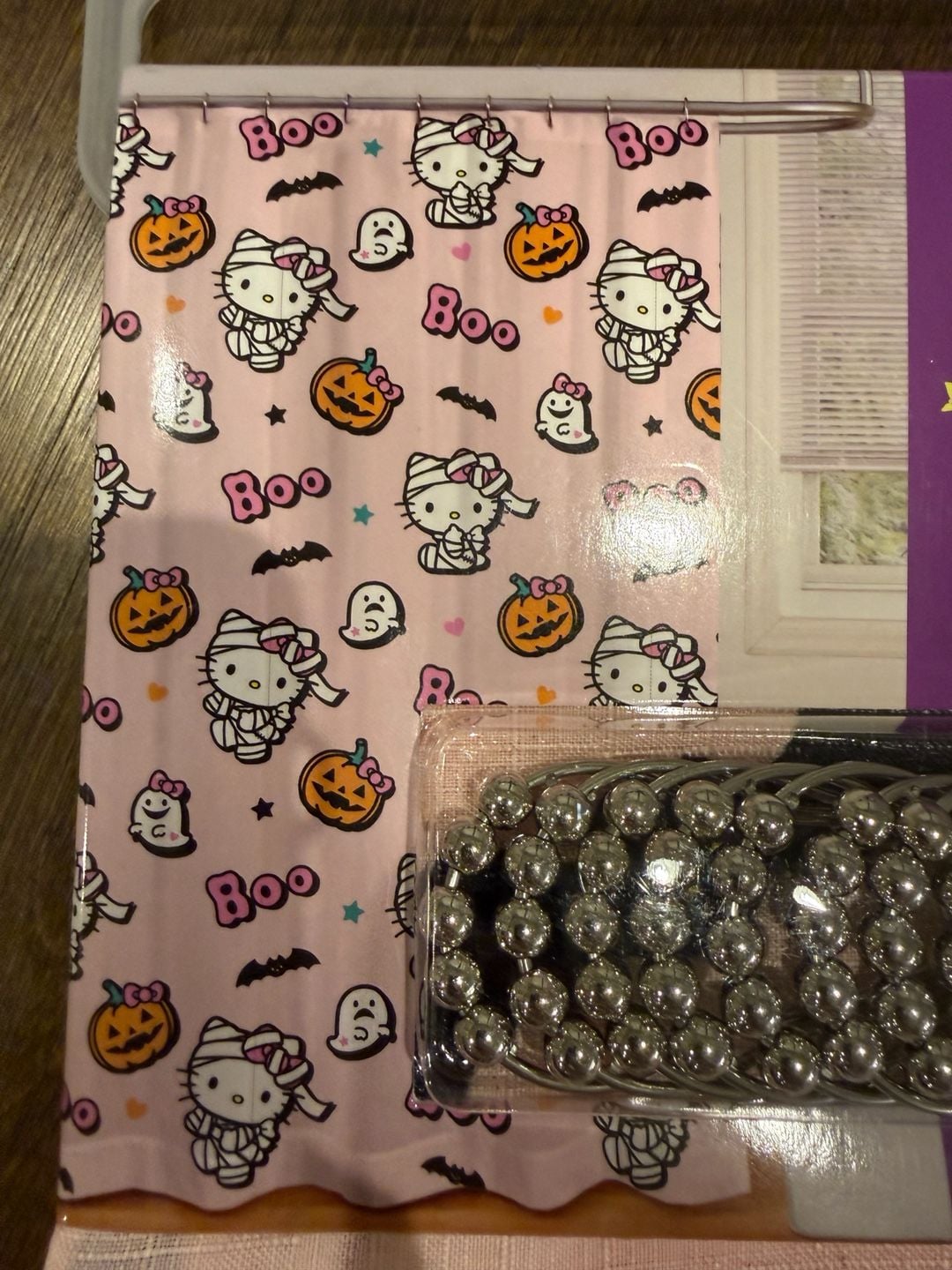 Hello Kitty Halloween 13-Piece Shower Curtain Set 2