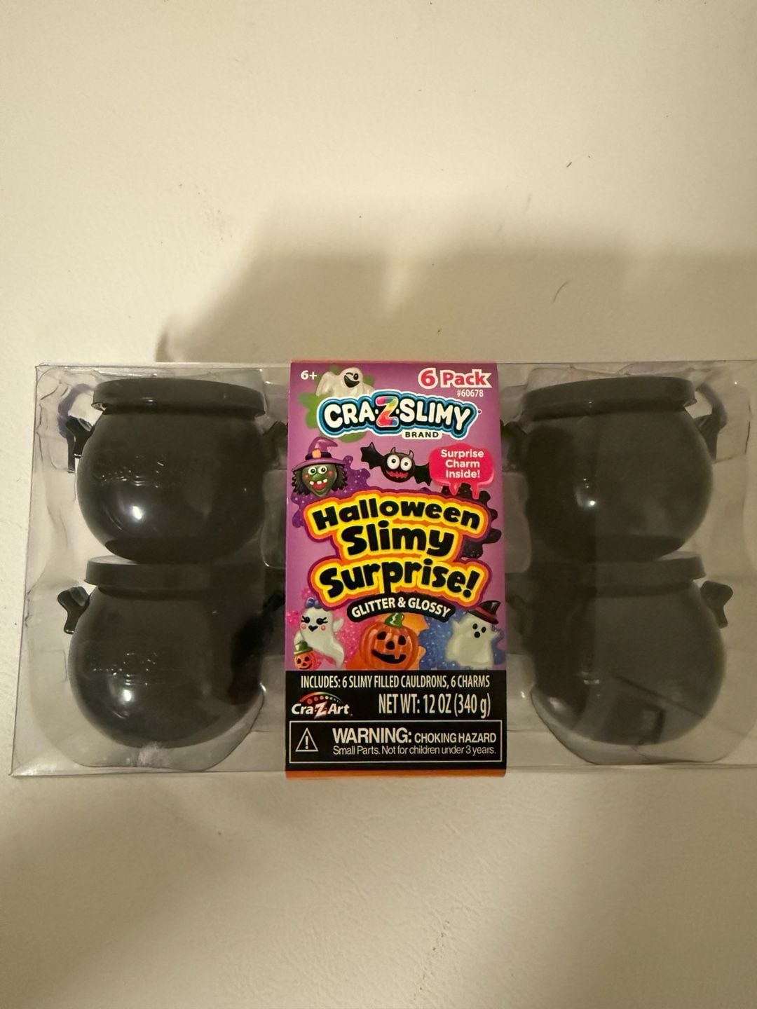 Cra-Z-Art Cra-Z-Slimy Halloween Slimy Surprise 6 Pack Cauldrons 1