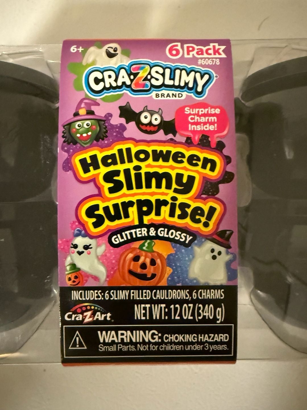 Cra-Z-Art Cra-Z-Slimy Halloween Slimy Surprise 6 Pack Cauldrons 2