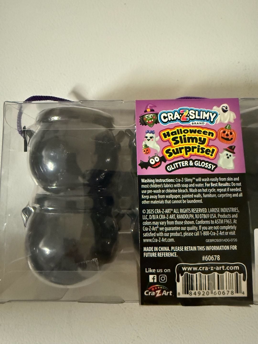 Cra-Z-Art Cra-Z-Slimy Halloween Slimy Surprise 6 Pack Cauldrons 5