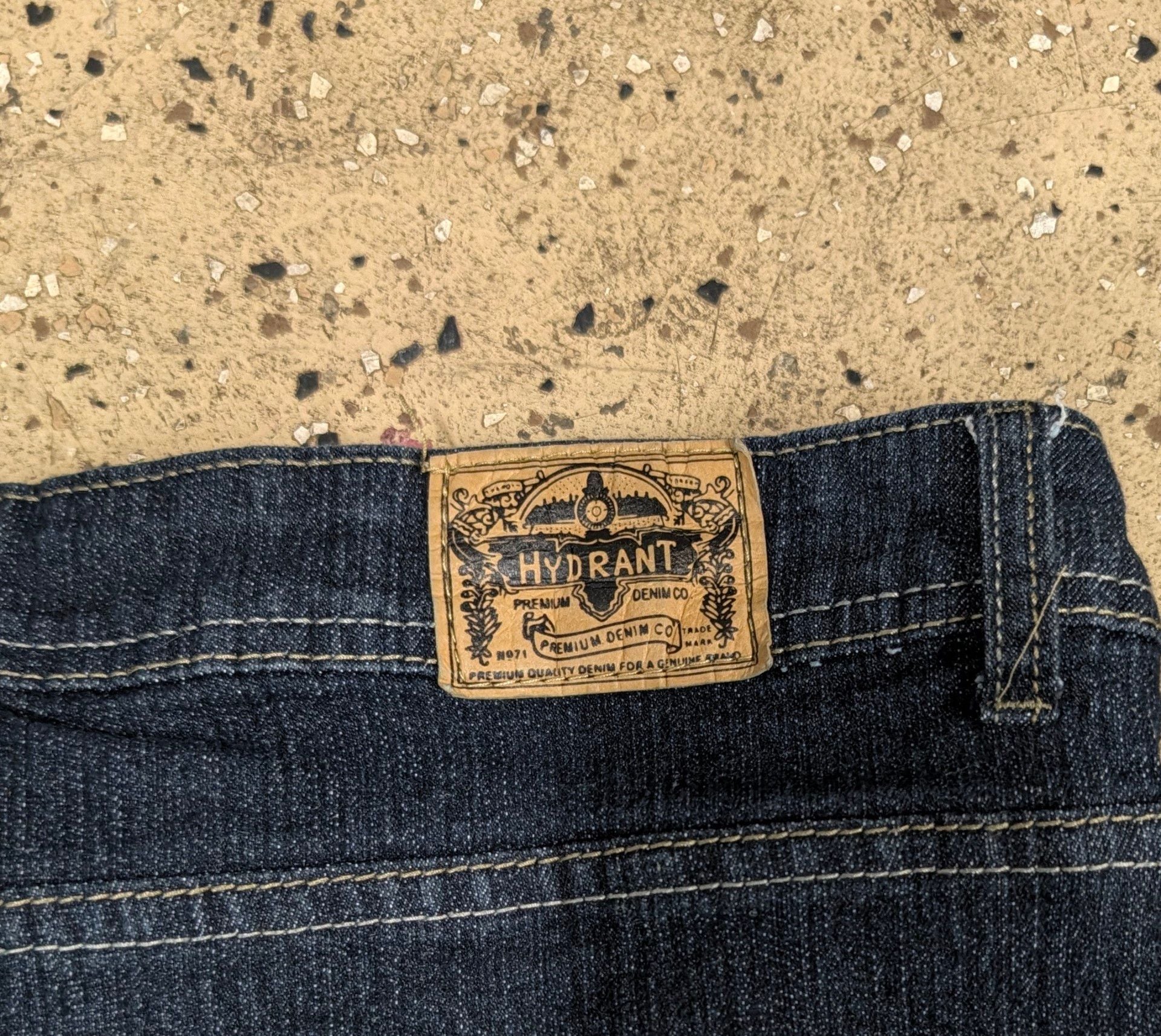 Hydrant Denim Co. Jeans Size 20 Dark Wash Embroidered Back Pockets Size M 4