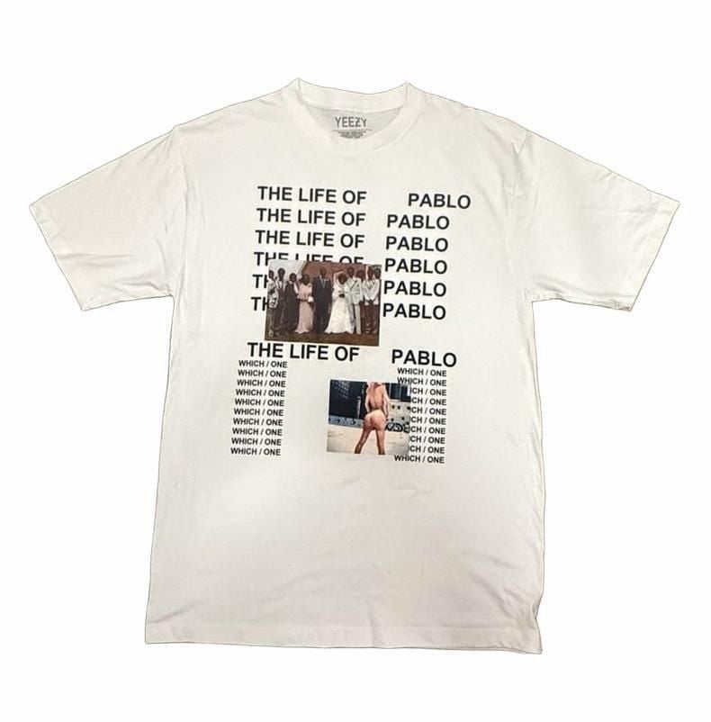 Yeezy The Life Of Pablo Graphic T-Shirt Large White 1