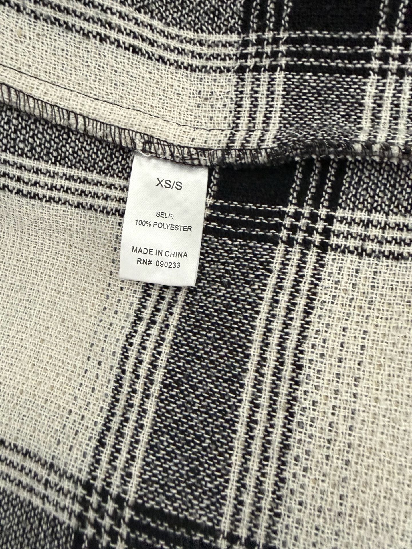 Pac Sun LA Hearts Utility Jacket Oversized Plaid 5