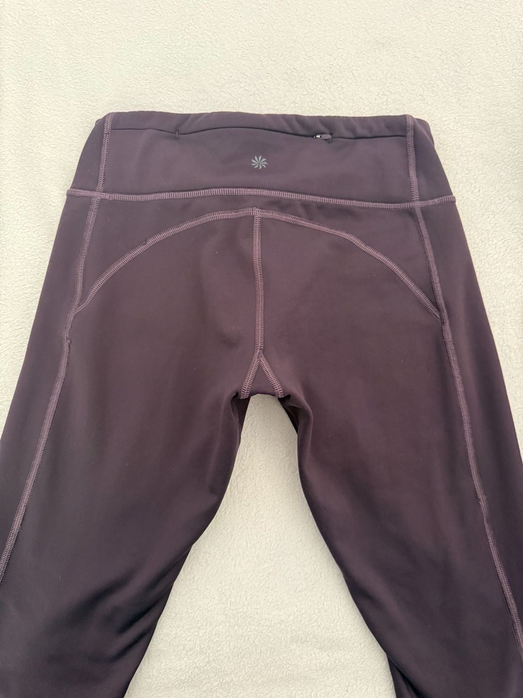 Athleta Accelerate 7/8 Leggings in Deep Purple size S 5
