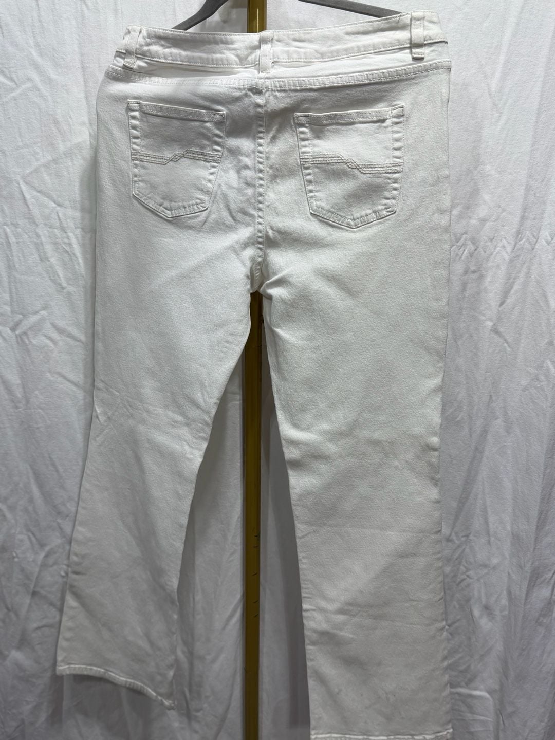 Caslon White Straight Leg Jeans large/10P 32x27 9