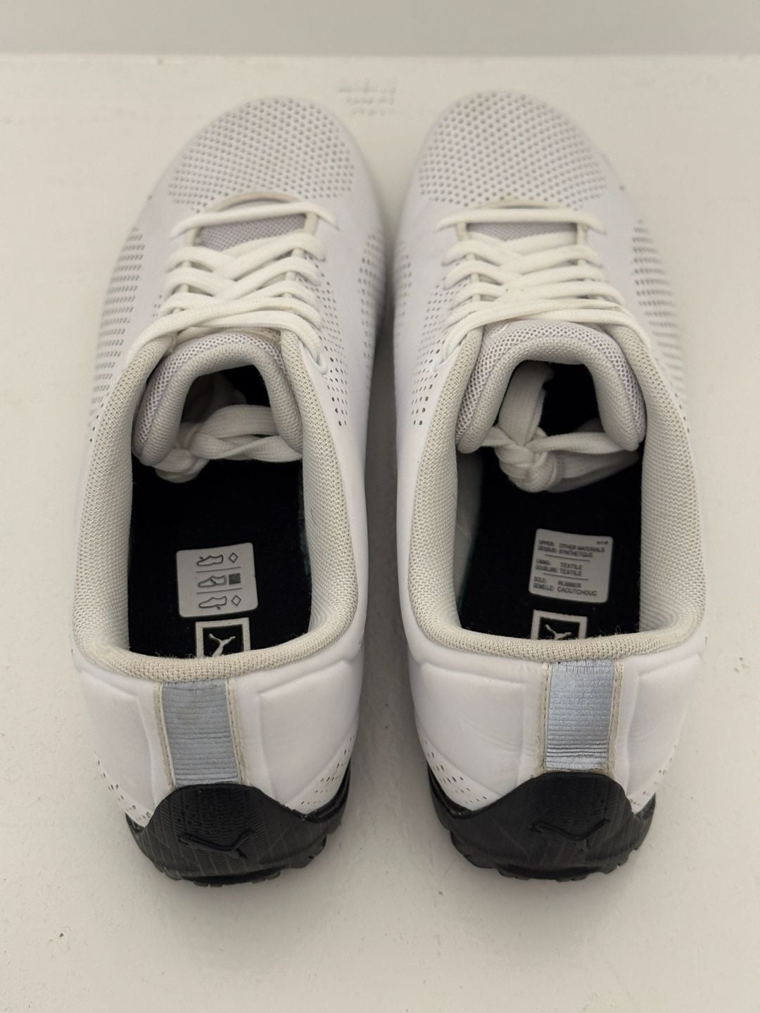 PUMA Drift Cat 5 Ultra White Driving Sneakers - SZ 9.5 Men - great condition! 9