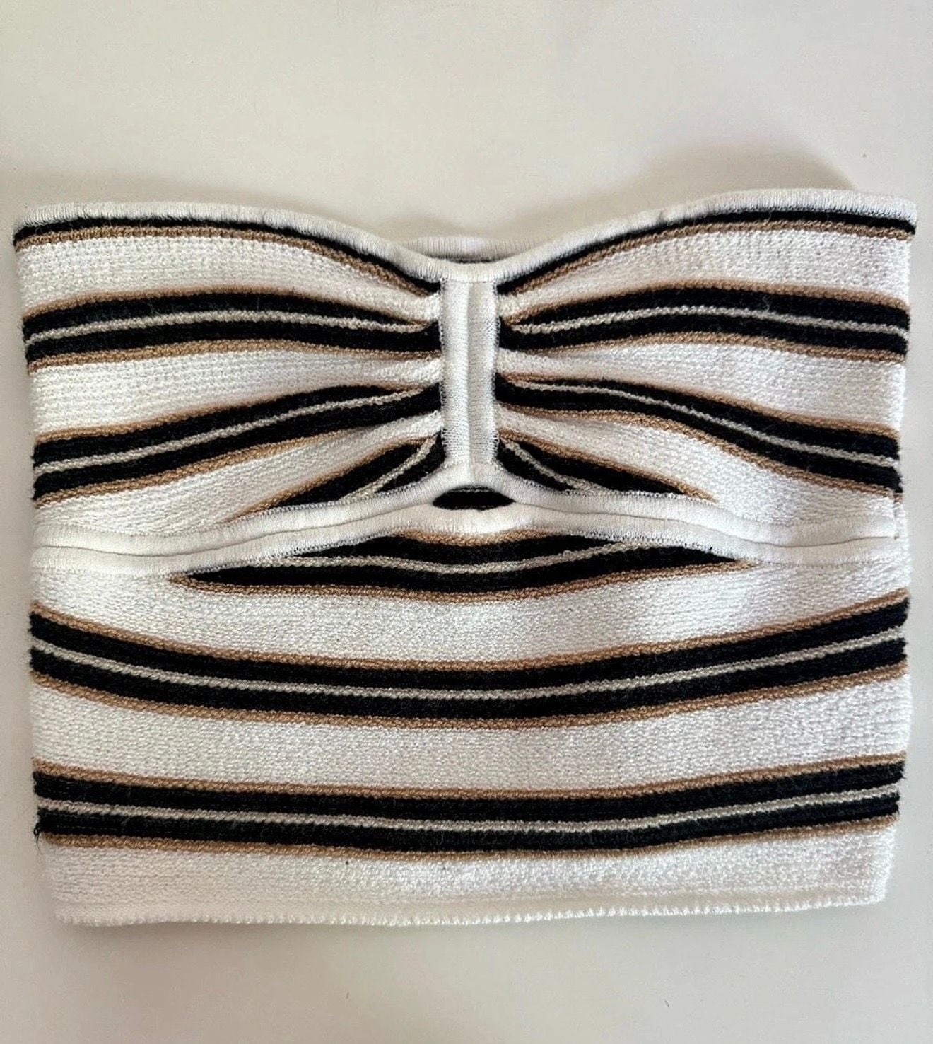 American Eagle Striped Knit Tube Top Size M 3