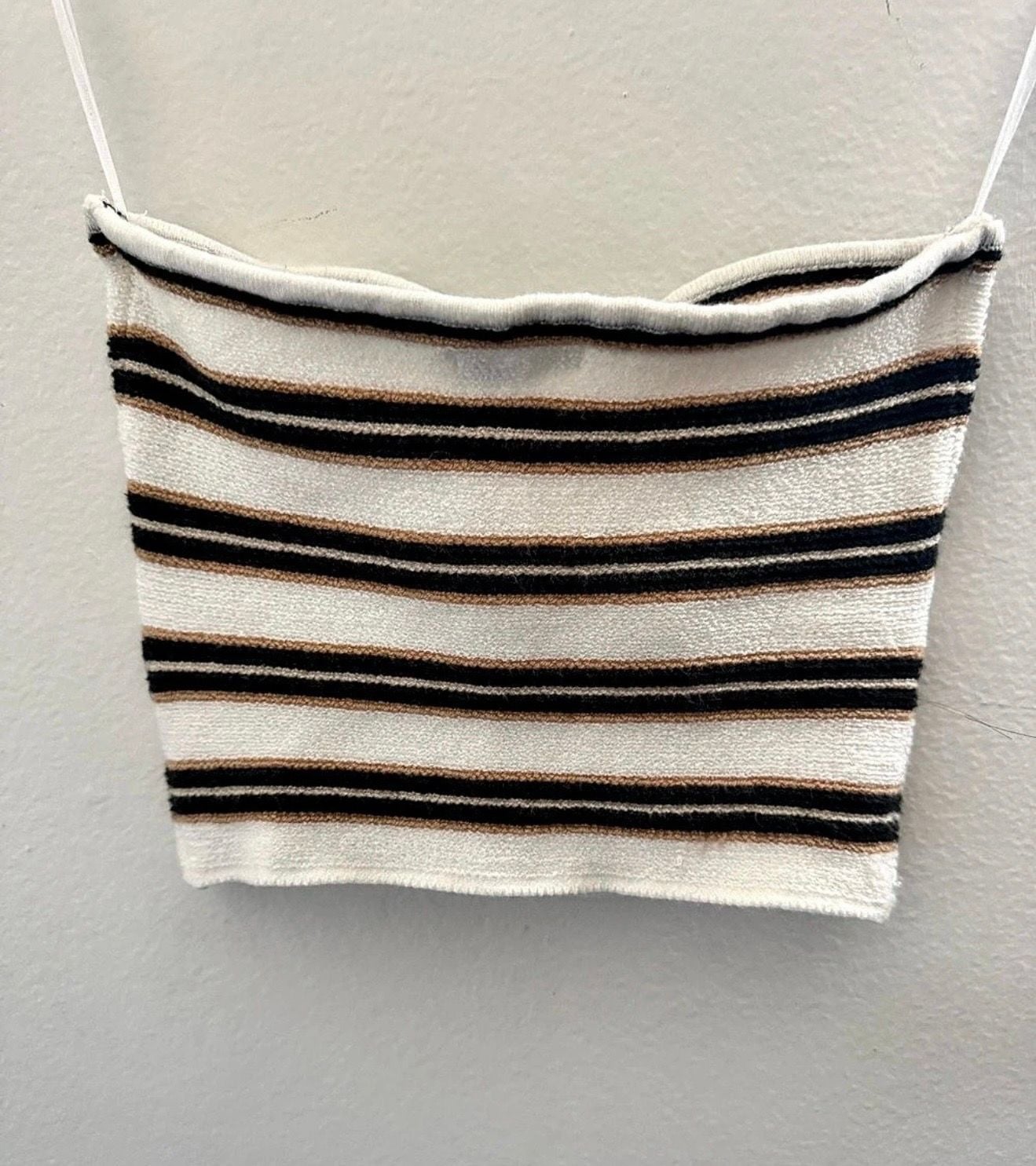 American Eagle Striped Knit Tube Top Size M 4