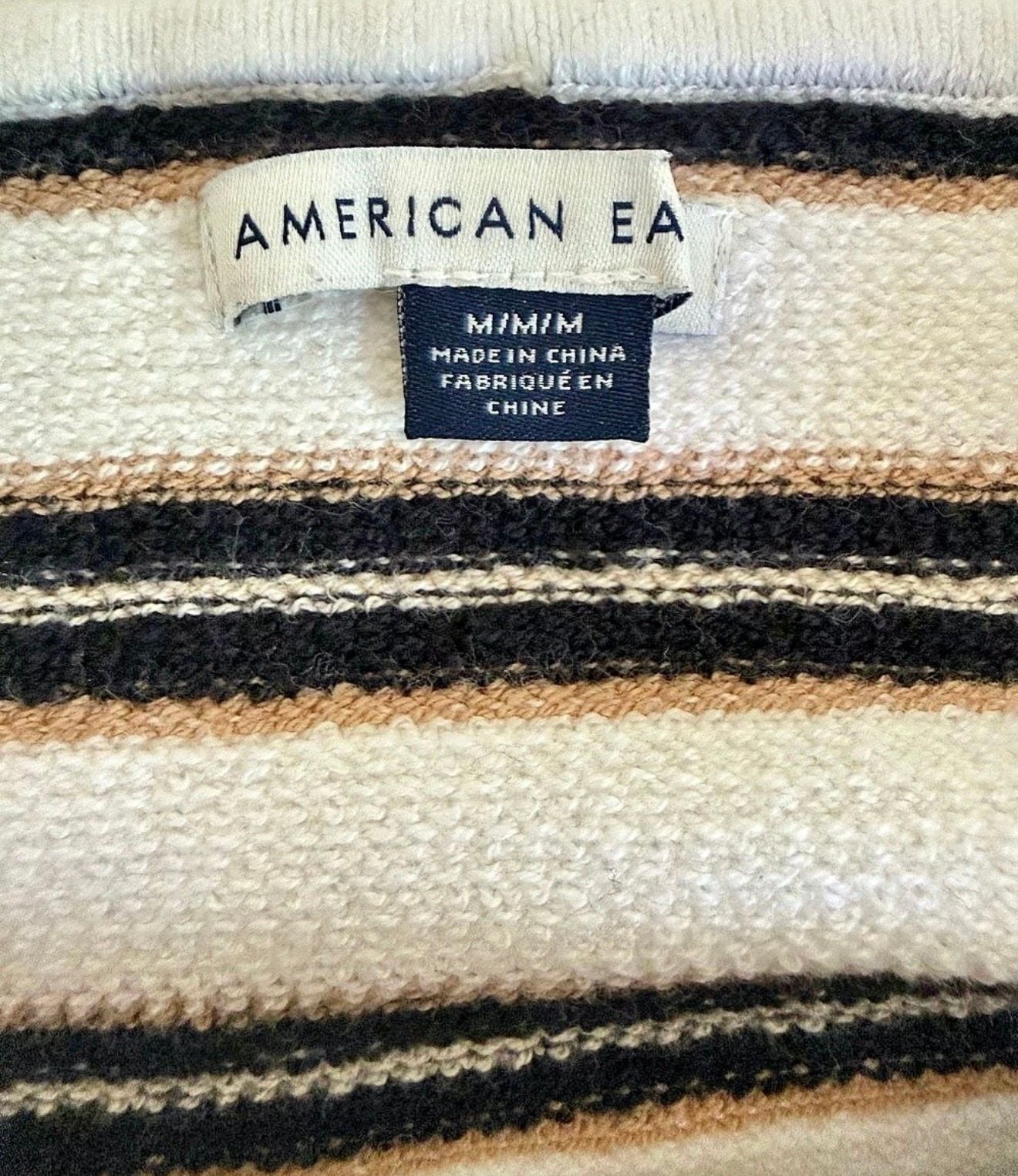 American Eagle Striped Knit Tube Top Size M 5