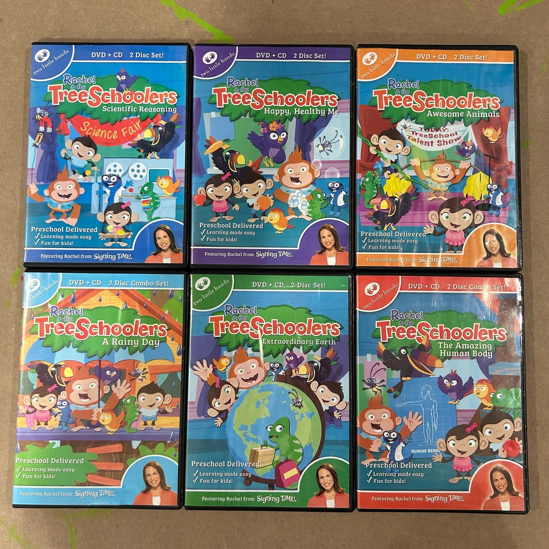 Rachel and the TreeSchoolers DVD Lot of 6 READ 1