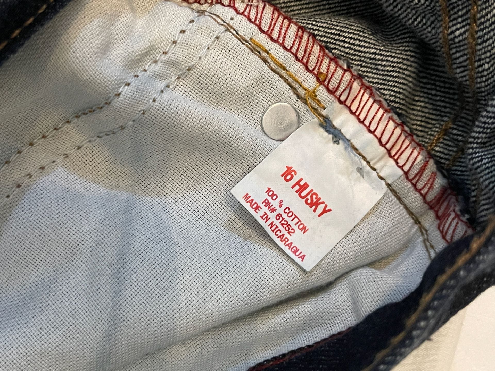 Arizona Jeans Co. Straight Leg Jeans Dark Wash 6