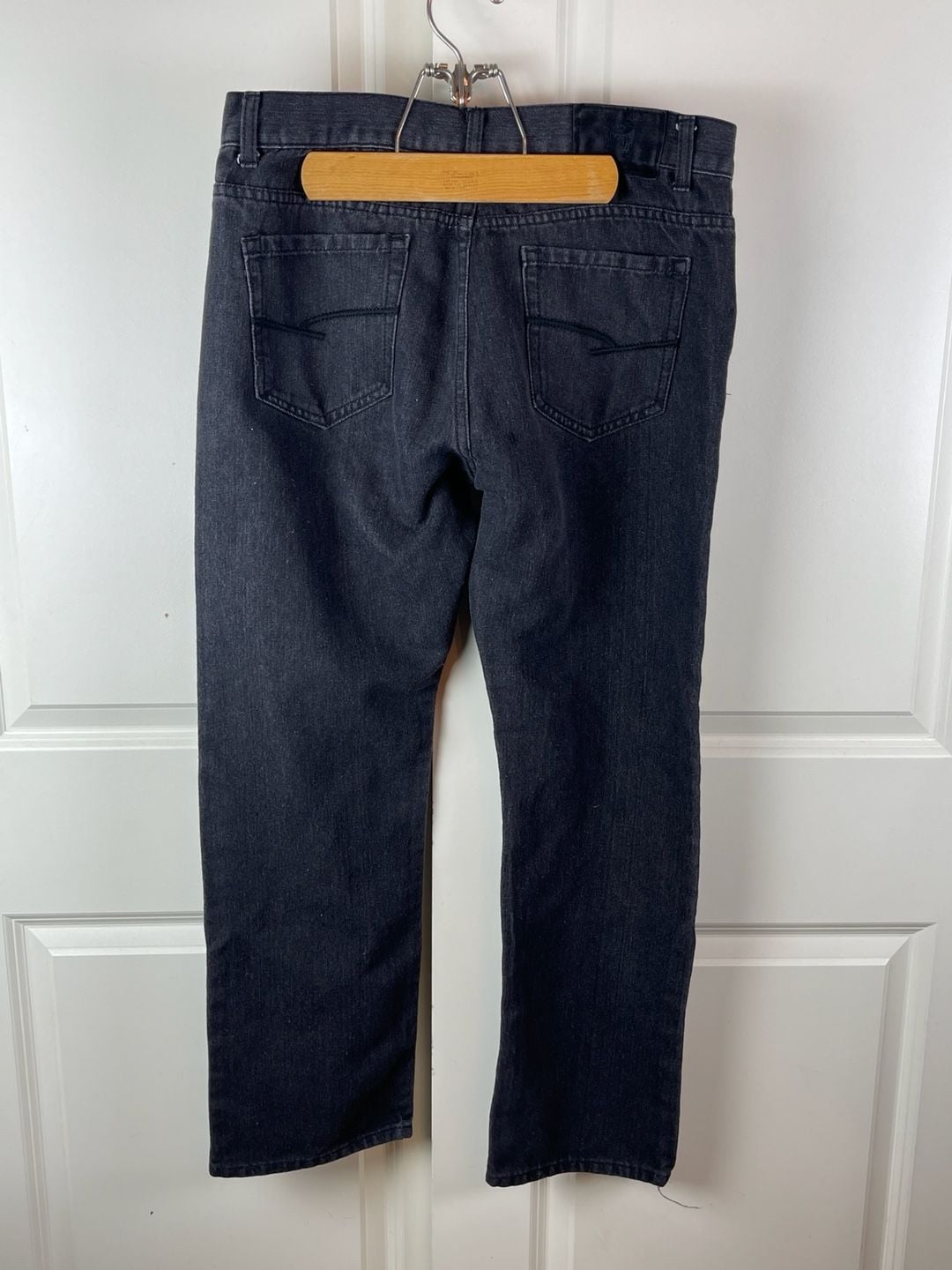 Recycled blues Black Straight Leg Jeans 3
