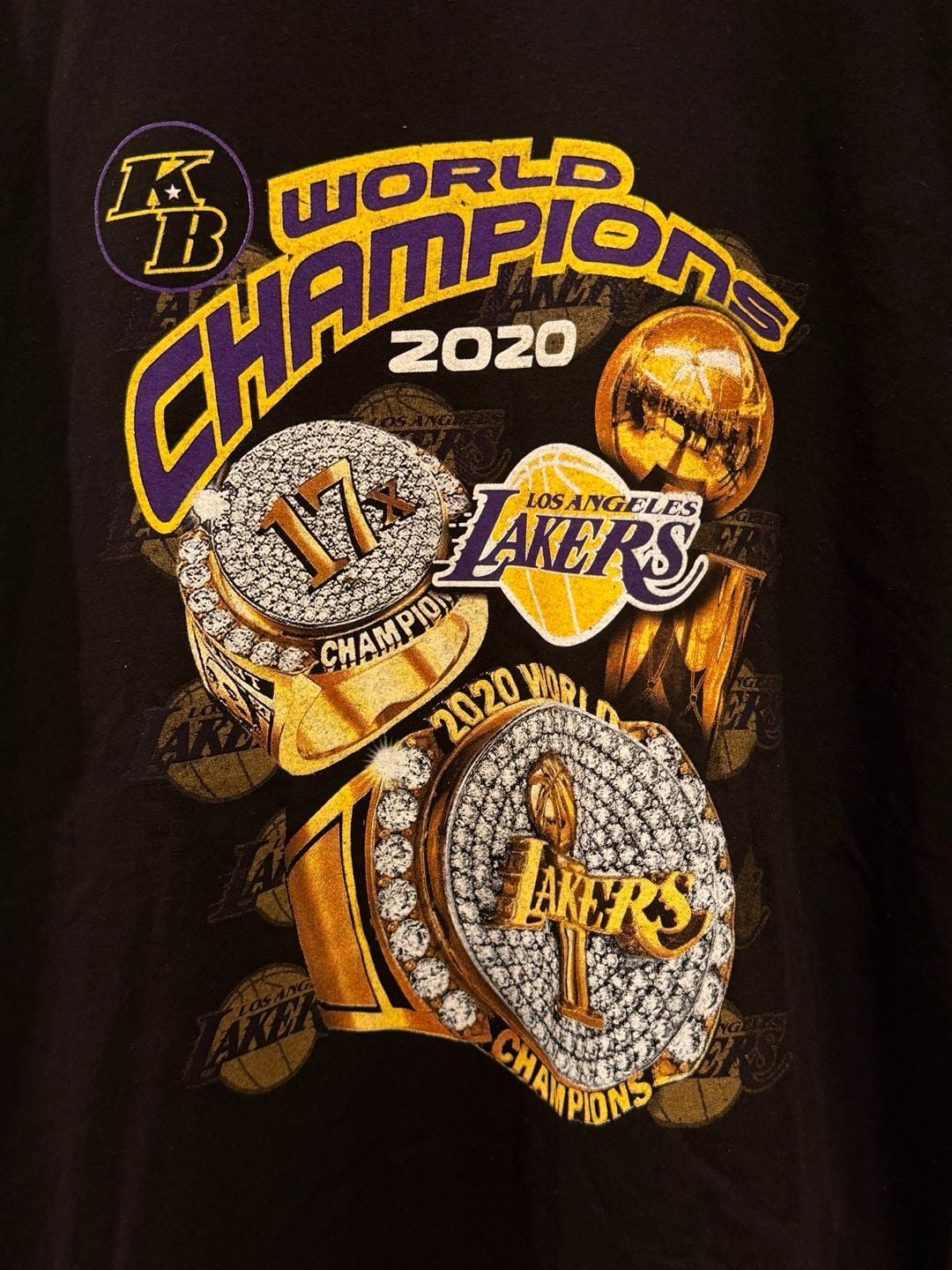 Los Angeles Lakers 2020 NBA Champions LeBron James T-Shirt 3