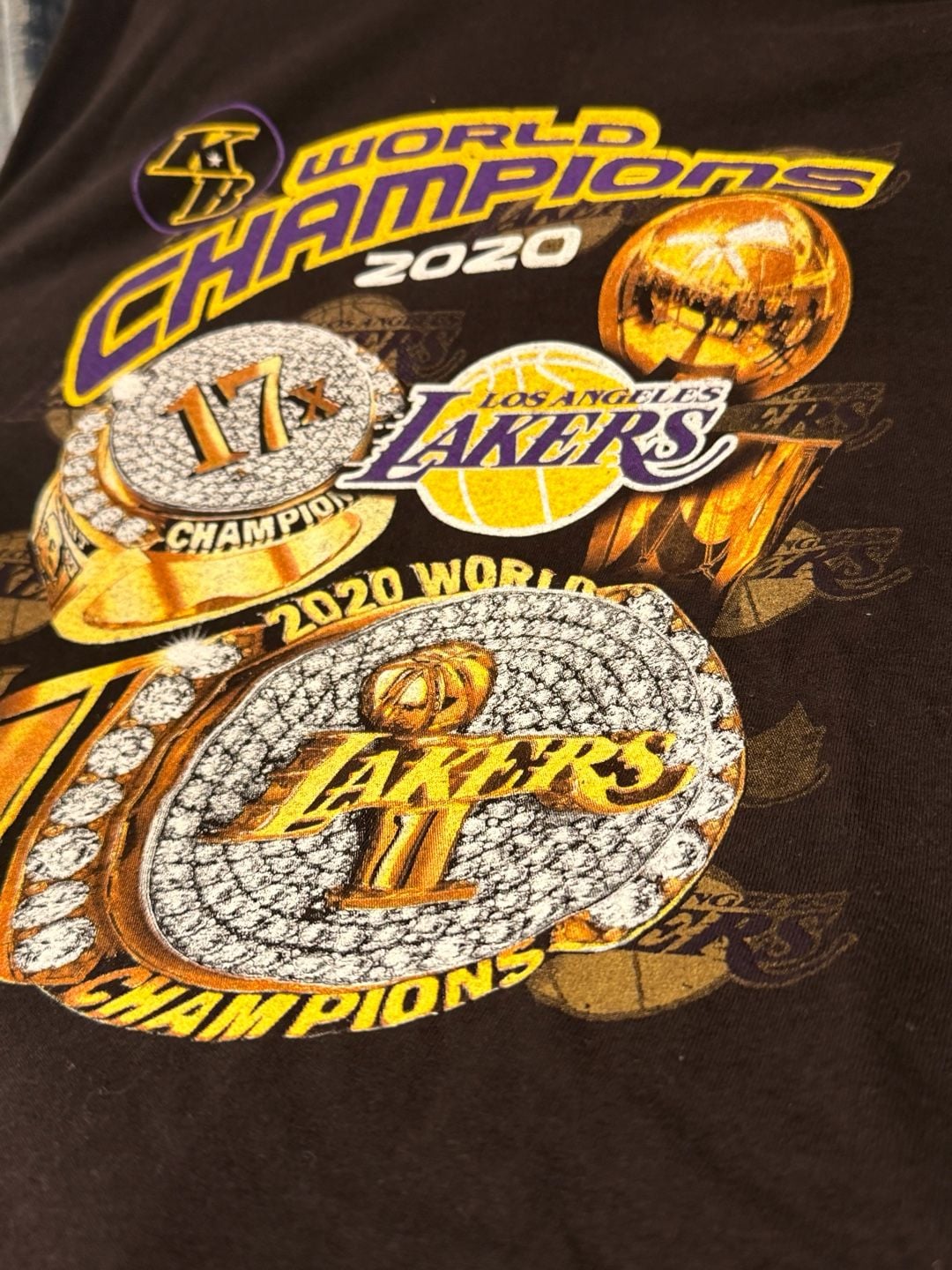 Los Angeles Lakers 2020 NBA Champions LeBron James T-Shirt 4