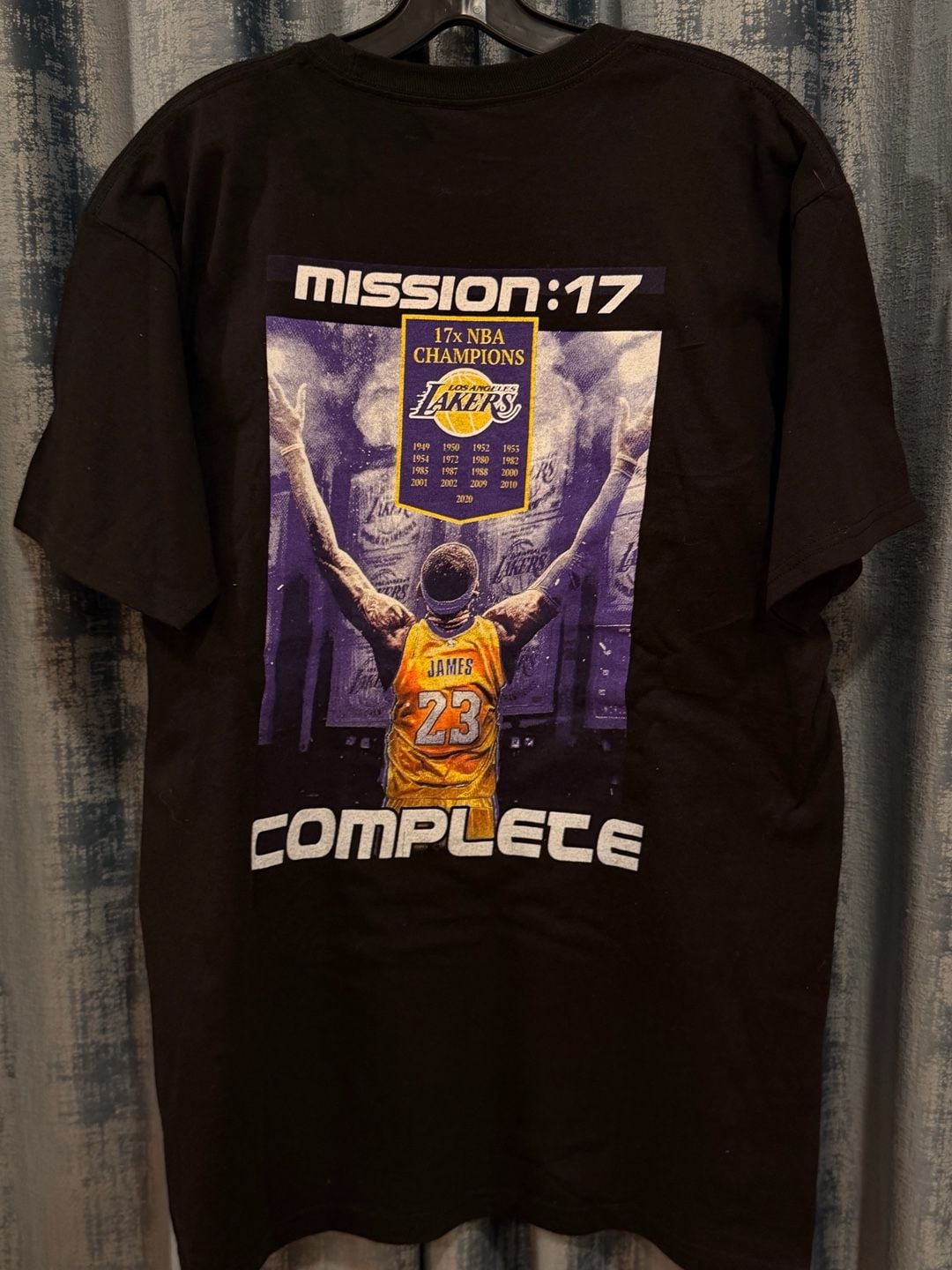 Los Angeles Lakers 2020 NBA Champions LeBron James T-Shirt 5