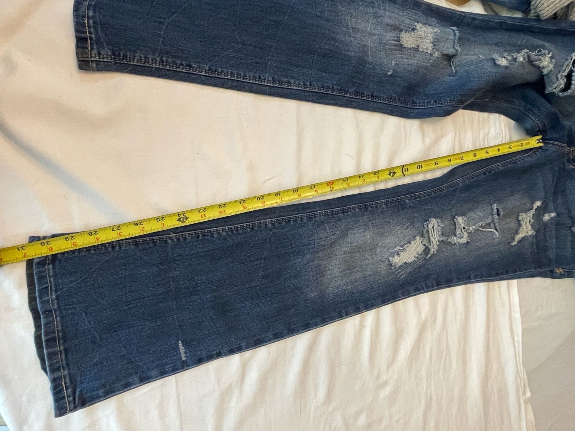 Amethyst Jeans Distressed Bootcut Jeans 7
