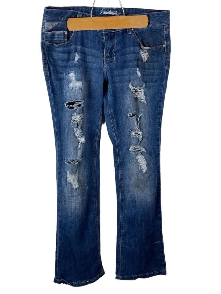 Amethyst Jeans Distressed Bootcut Jeans 2