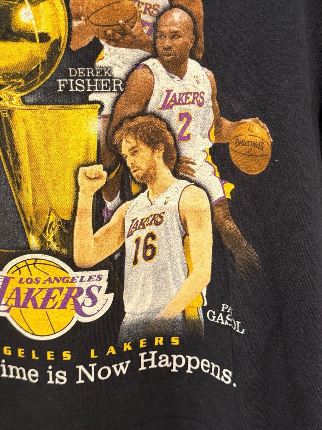 Gildan NBA Finals 2009 Los Angeles Lakers T-Shirt Size M 7