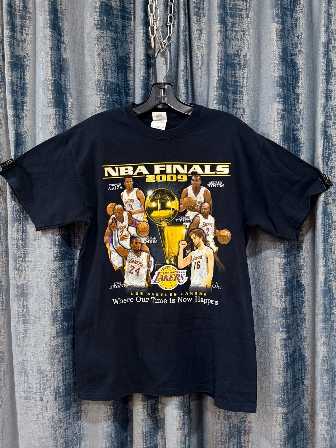 Gildan NBA Finals 2009 Los Angeles Lakers T-Shirt Size M 14