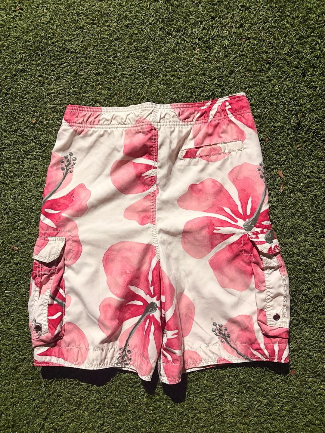 Hollister Cargo Board Shorts Pink Floral 5