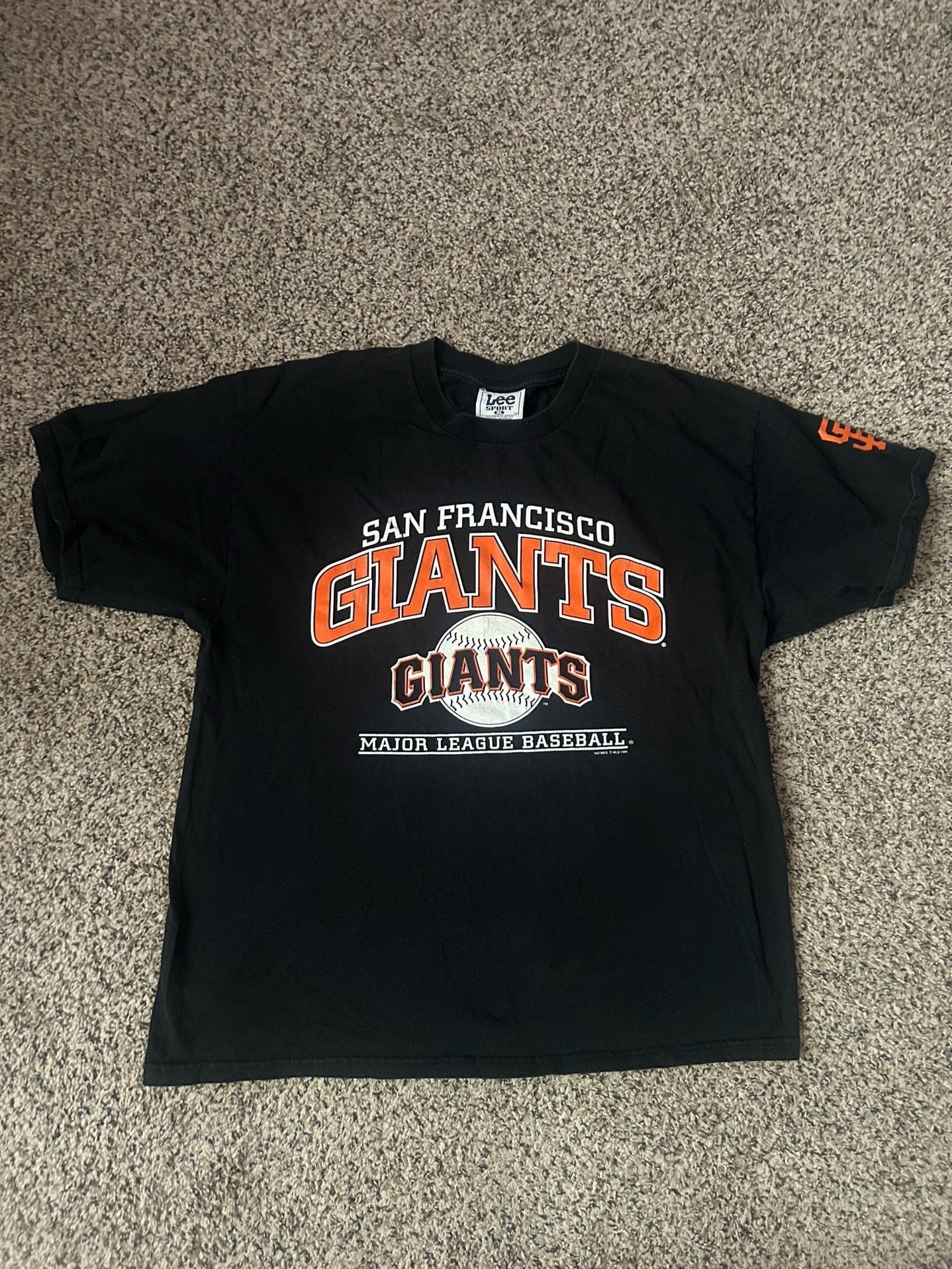 Lee Sport San Francisco Giants T-Shirt Size XL Vintage MLB Black 2
